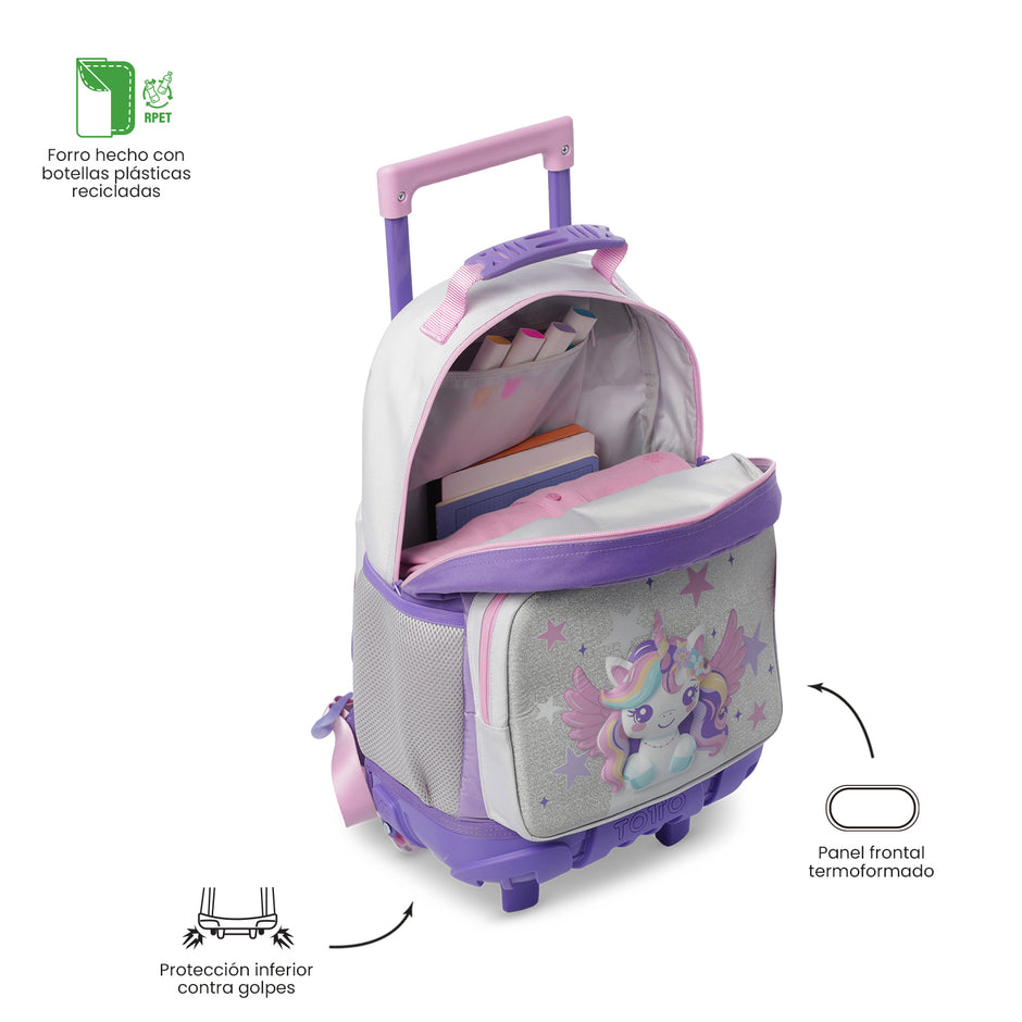 Mochila de ruedas Unicorn Dreams M