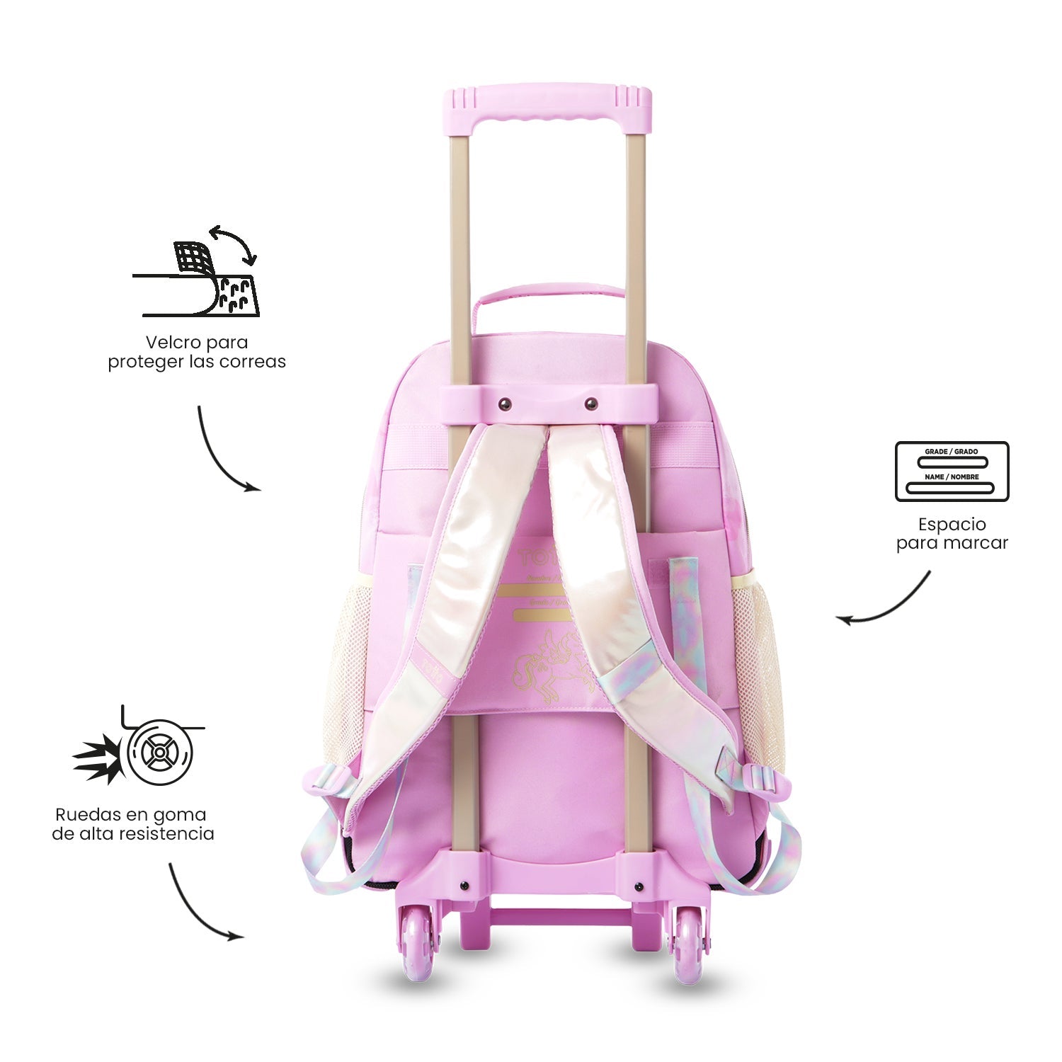 Mochila de ruedas Unicorn Kisses