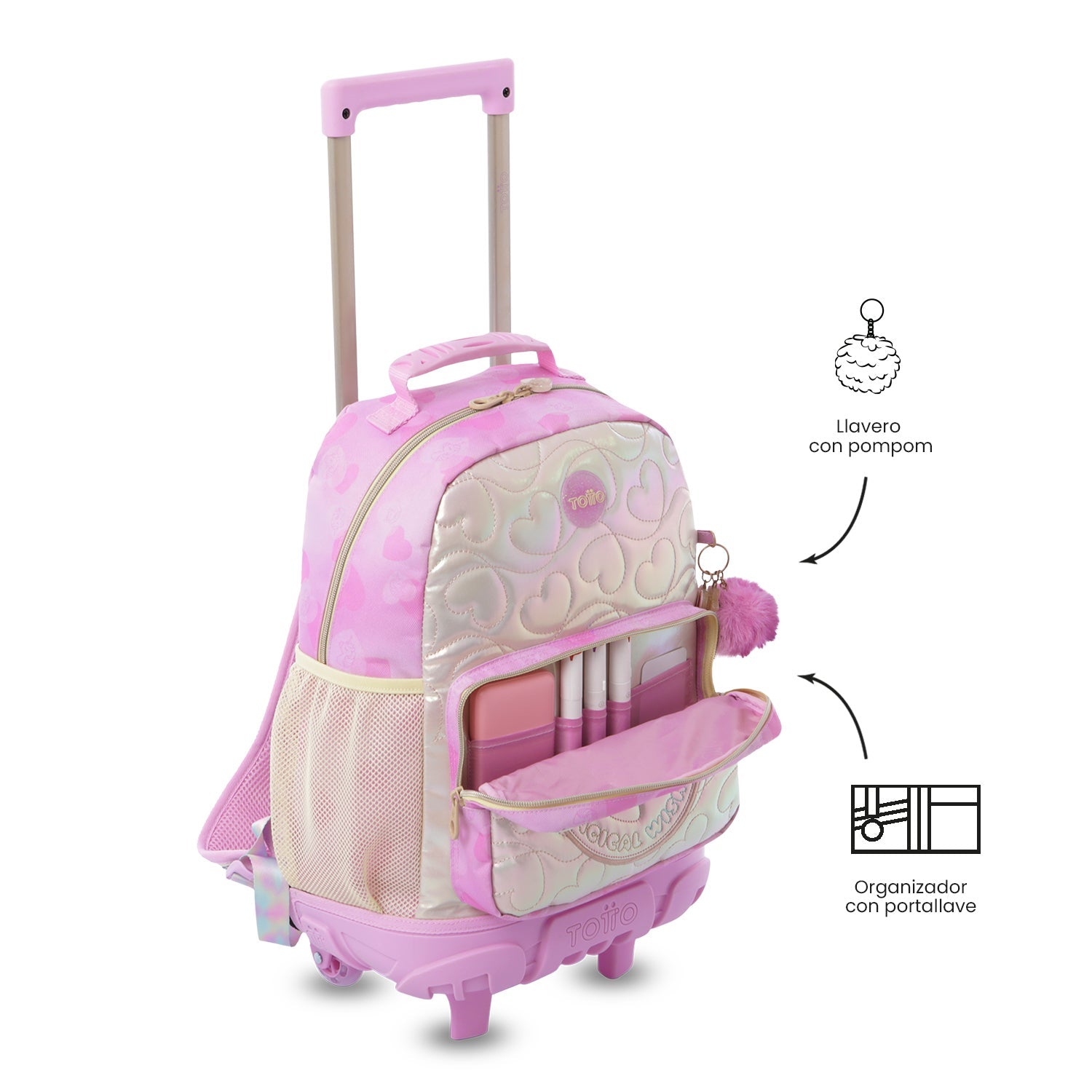 Mochila de ruedas Unicorn Kisses
