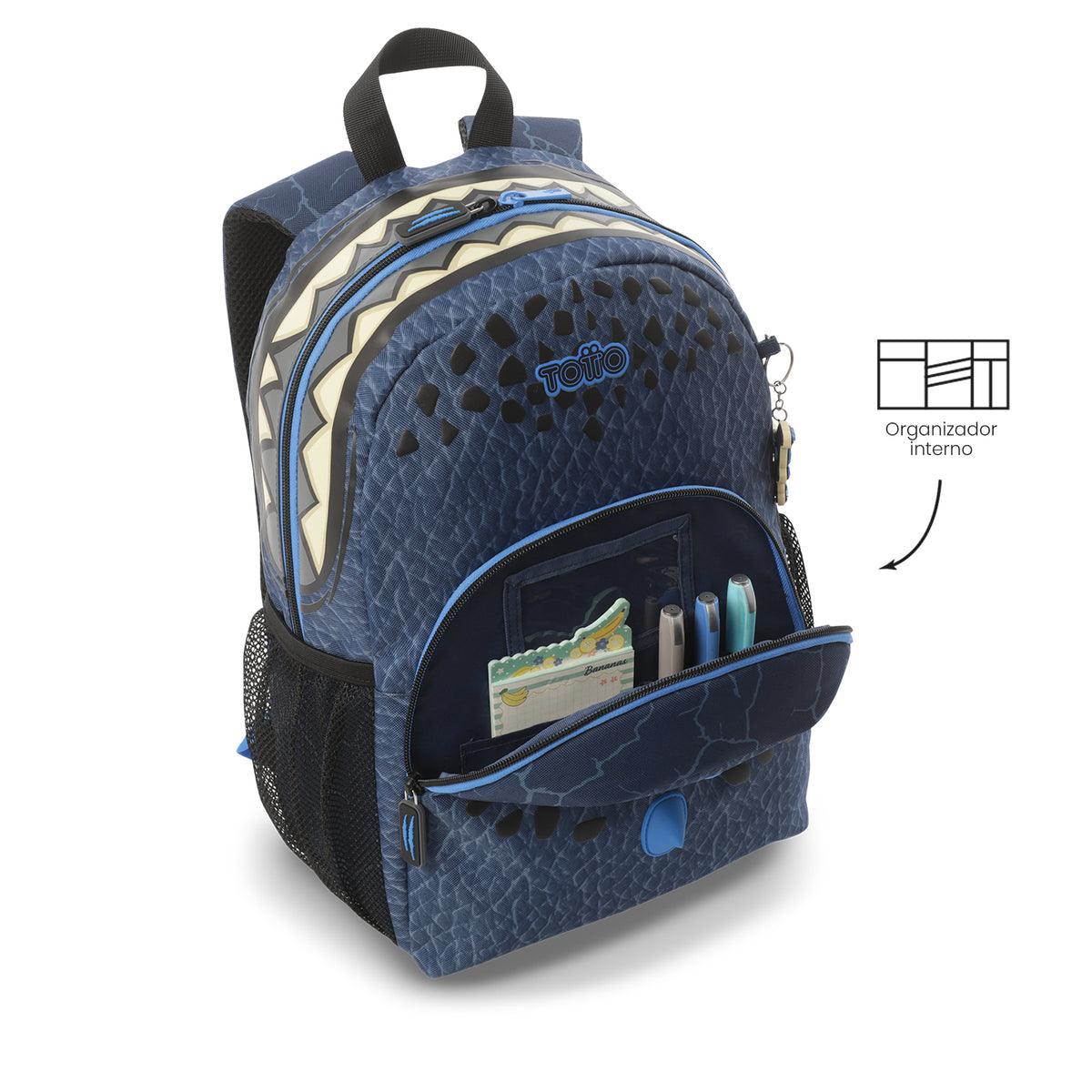 Mochila Dino Blue M