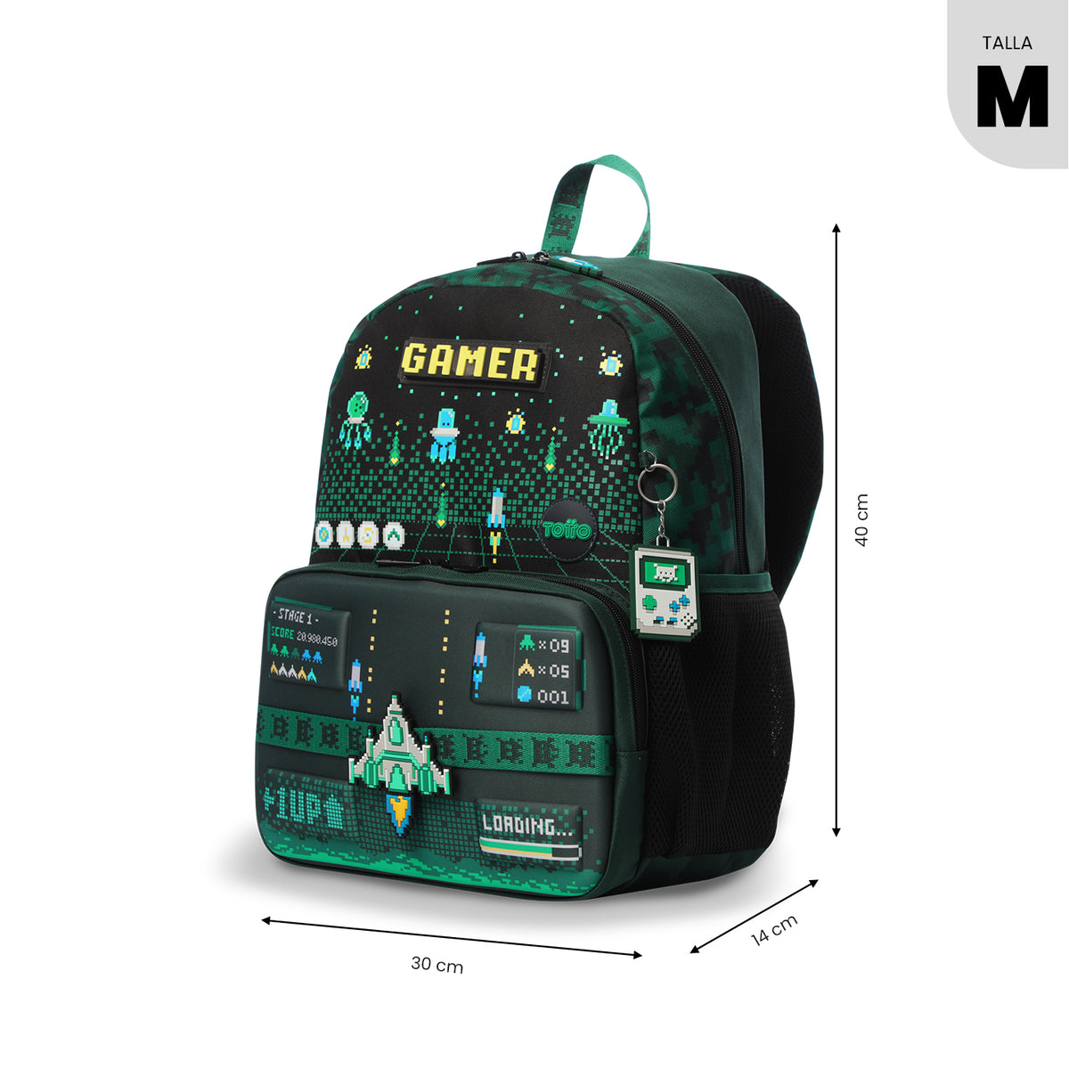 Mochila Píxel Game M