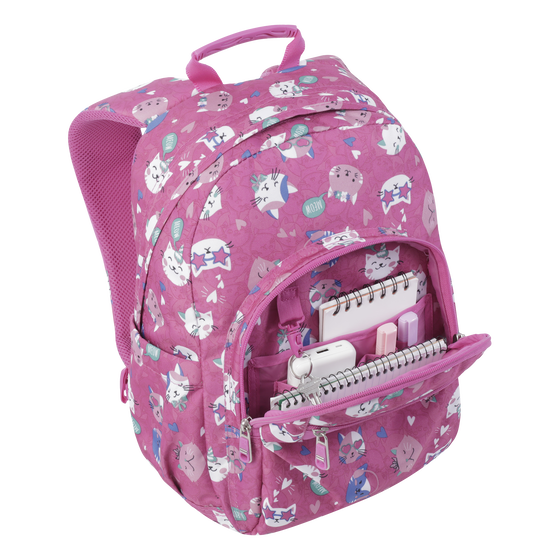 Mochila Gommas - Rosa fiesta gatitos image number 7