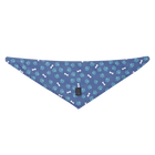 Pañuelo para mascotas doble cara estampado huellas y huesos - Talla XL image number 1
