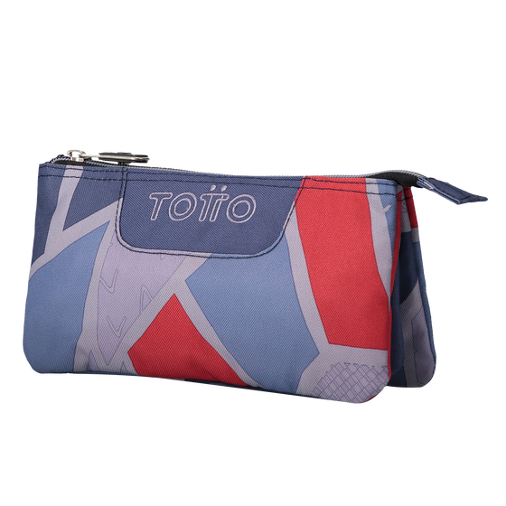 Estuche Tablero - Estampado gris y rojo image number 2