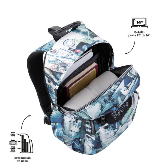 Mochila Acuareles - Postales y Casetes image number 5