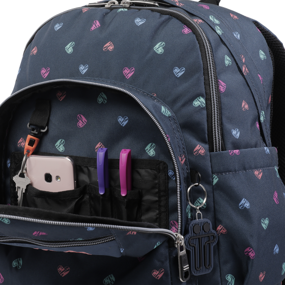 Mochila Crayoles - Corazones image number 7