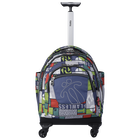 Mochila escolar con ruedas Carboncillo - 8L9 image number 1