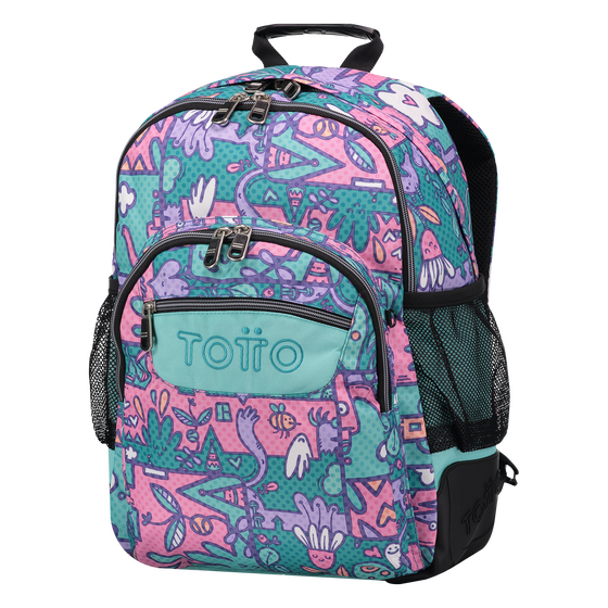 Mochila Crayola Mundo fantasia Multicolor Totto.es