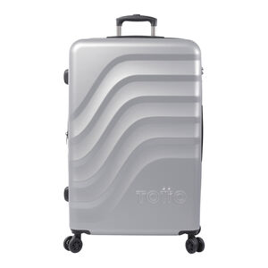 Maleta trolley grande color gris - Bazy +