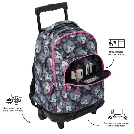 Mochila Renglones - Kitten Rose image number 7
