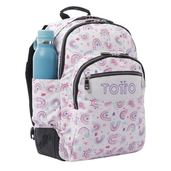 Mochila Crayoles - Arcoíris rosa image number 4