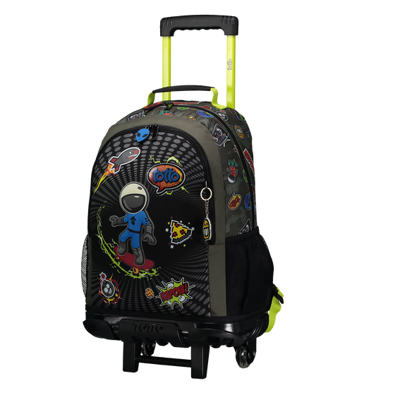Mochila escolar grande con ruedas - Cool Patch image number 2