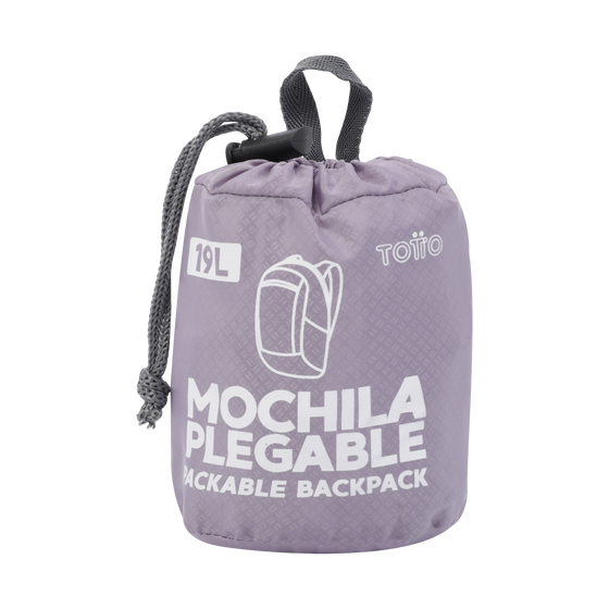 Mochila plegable Troker - Morado image number 6