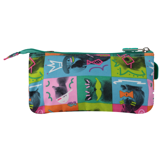 Estuche escolar tres compartimentos Tablero - 0DX image number 3