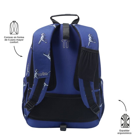 Mochila Acuareles - Dinosaurs Blue image number 3