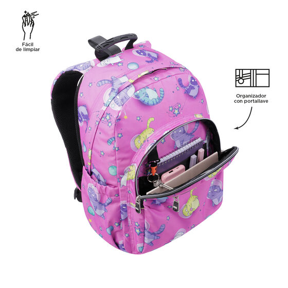 Mochila Acuareles - Gatos astronautas image number 6