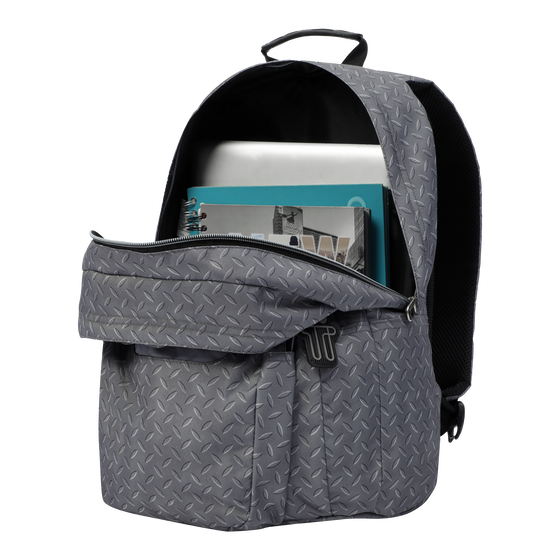 Mochila escolar Lápiz - Gris metálico image number 5
