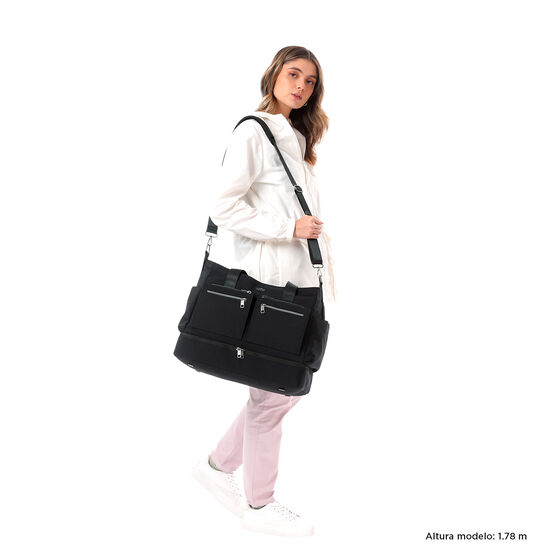 Bolso Duffle Sahara - Negro image number 2