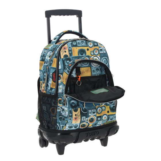 Mochila escolar con ruedas Renglones - 7GG image number 5