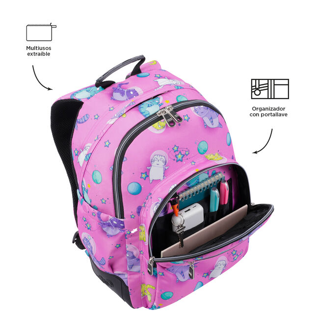 Mochila escolar gatos astronautas - Crayoles image number null