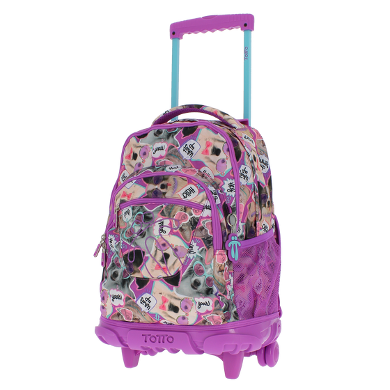 Mochila escolar con ruedas Renglones - 2D0 image number 2