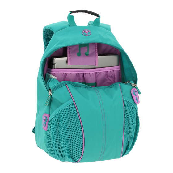 Mochila para portatil 13 14 Prinston Verde Totto.es