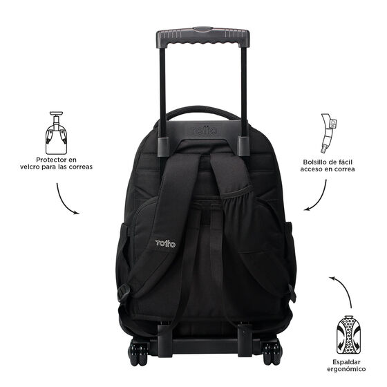 Mochila Renglones - Black image number 4