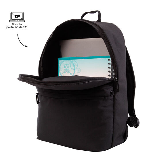 Mochila urbana color negro - Dragonar image number 5