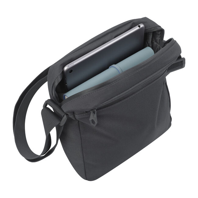 Bolso porta-tablet para hombre color gris - Pastizal image number null