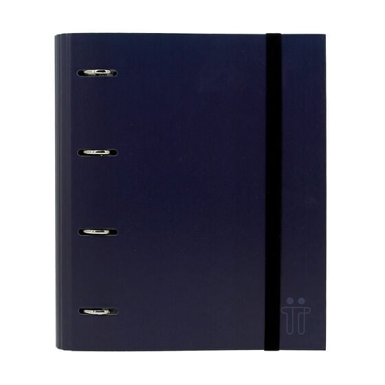 Carpeta de 4 anillas azul oscuro image number 1