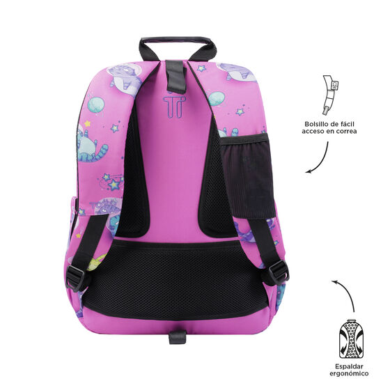 Mochila Acuareles - Gatos astronautas image number 4