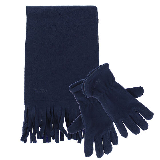 Combo de bufanda y guantes para niño azul marino - Small Boys image number 3