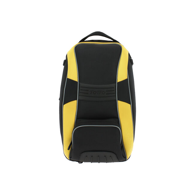 Mochila para moto negro y amarillo – Gilera