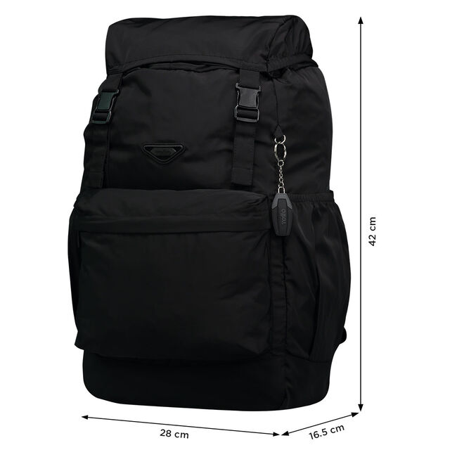 Mochila plegable color negro  - Collapse image number null