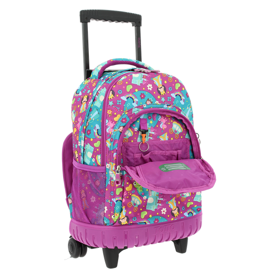 Mochila escolar con ruedas Renglones - 3E6 image number 5