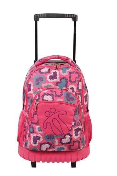 Mochila escolar con ruedas Renglones - 8PW image number 1