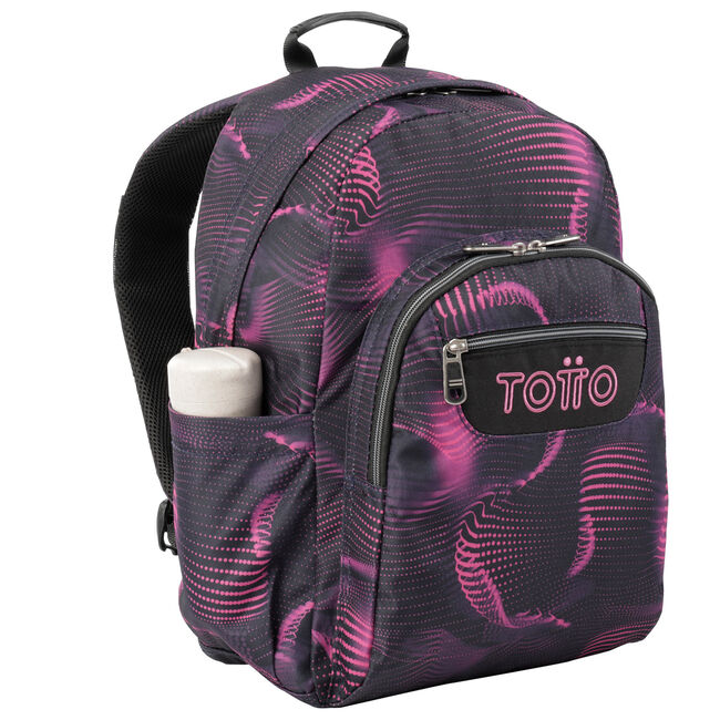 Mochila escolar onda fucsia - Acuarela image number null