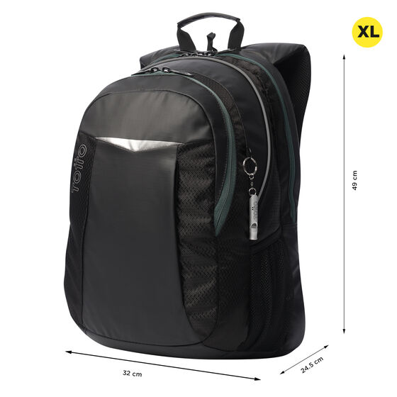 Mochila Teck 2.0 L - Negro/Verde image number 3