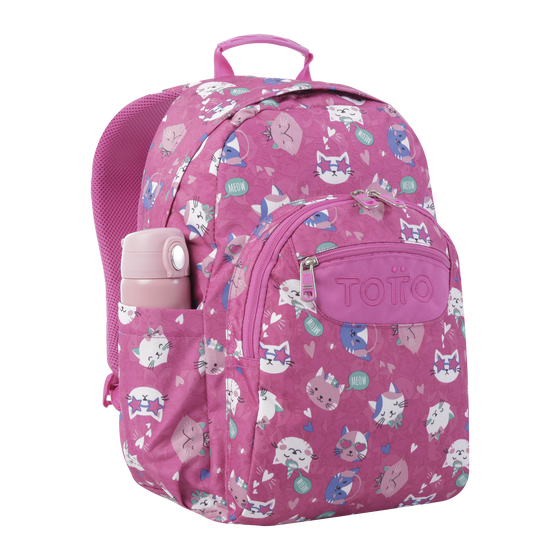 Mochila Acuareles - Fiesta Gatitos image number 6