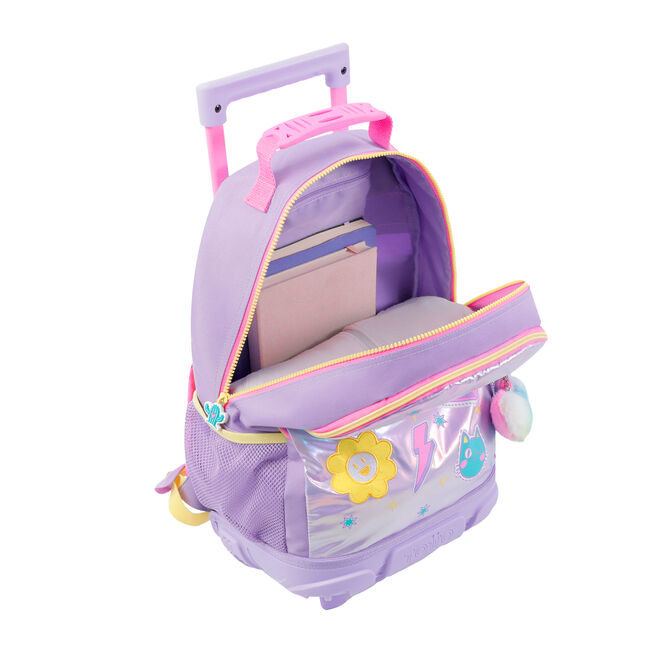 Mochila escolar con ruedas mediana de emojis - Emojy image number null