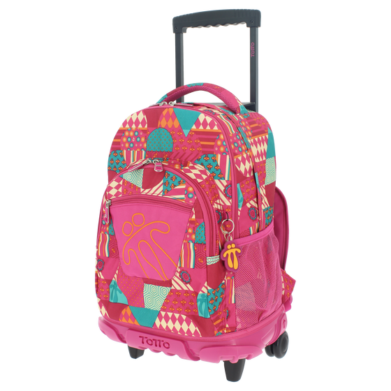 Mochila escolar con ruedas Renglones - 1IE image number 3