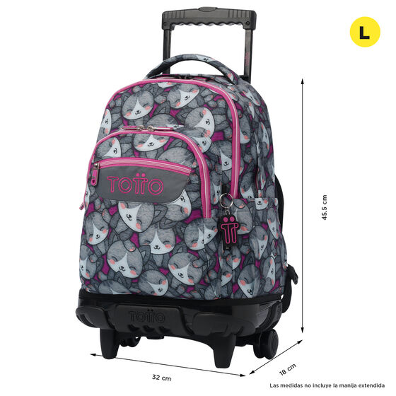 Mochila Renglones - Kitten Rose image number 3