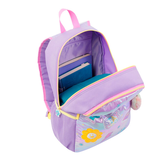 Mochila escolar de Emojy - MORADO | Totto.es