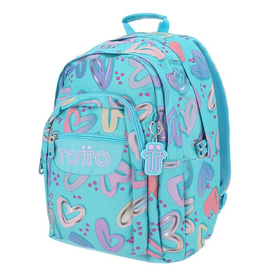 Mochila Lápiz - Corazones pintados image number 2
