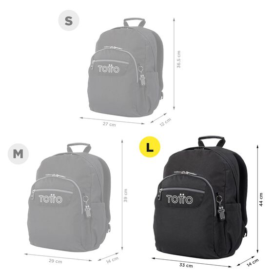 Mochila Acuarela - Negro image number 3