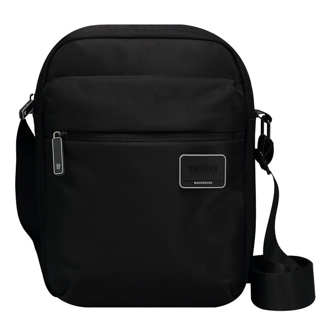 Bolso bandolera color negro - RTG - Totto.es