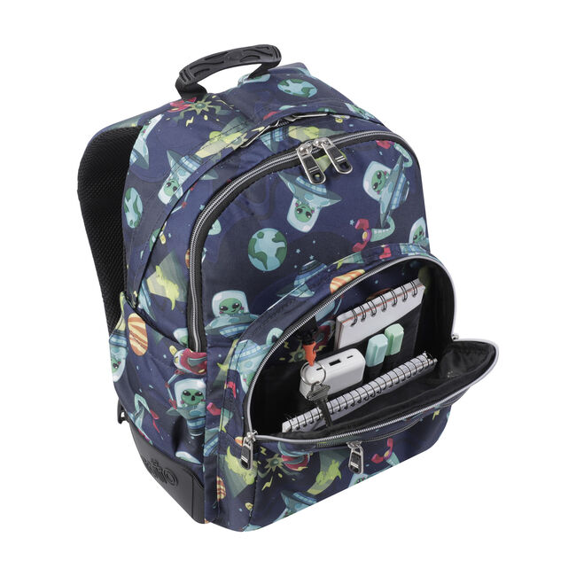 Mochila escolar planetas y aliens - Crayoles image number null