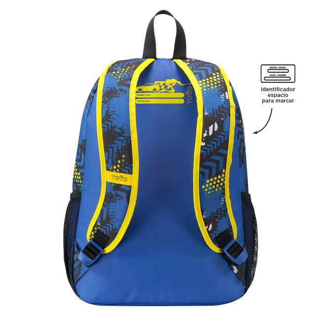 Mochila escolar grande de carreras de coches - Velocity image number null