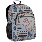 Mochila escolar adaptable a carro Acuareles - 8GM image number 3