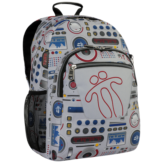 Mochila escolar adaptable a carro Acuareles - 8GM image number 3